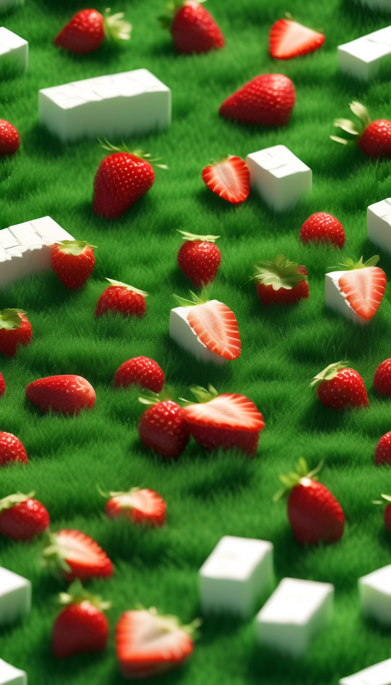 CCCIF.ASMR STRAWBERRY BRICK